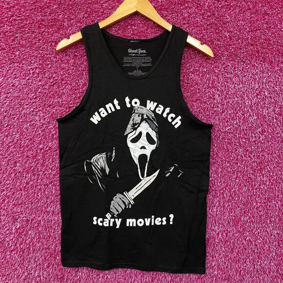 Scream Watch Scary Movies Graphic Design Tank Top Small - Picture 1 of 4